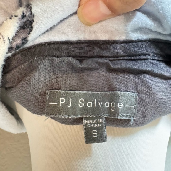 Set-‎ PJ Salvage Cat Lovers Novelty Print 100% Cotton Pajama Size Small Blue - Picture 4 of 10